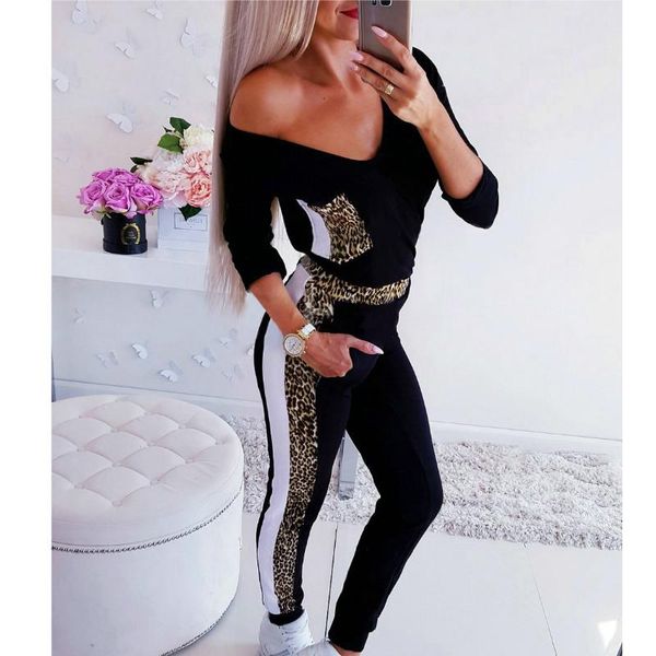 women's jumpsuits & rompers women long sleeve leopard stretch romper bodycon jumpsuit 2021 autumn fashion streetwear overalls, Black;white
women's jumpsuits & rompers women long sleeve leopard stretch romper bodycon jumpsuit 2021 autumn fashion streetwear overalls, Black;white