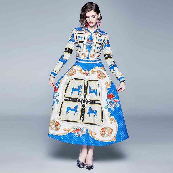 luxury runway women's vintage casual printed shirt dress elegant button front lapel neck lady slim party evening maxi dresses, Black;gray
luxury runway women's vintage casual printed shirt dress elegant button front lapel neck lady slim party evening maxi dresses, Black;gray