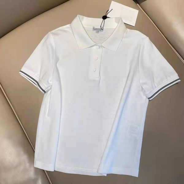 luxury design summer polo shirt embroidered white short round neck women's half sleeve t-shirt small version fashion bottom
luxury design summer polo shirt embroidered white short round neck women's half sleeve t-shirt small version fashion bottom