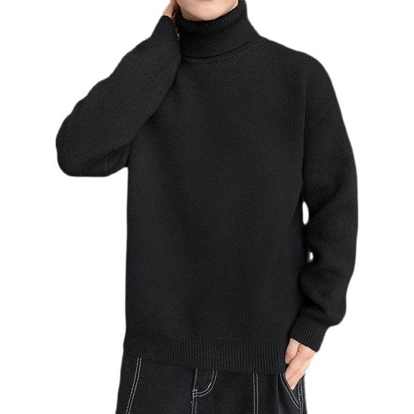 men's sweaters turtleneck sweater men solid color knitted pullover mens hip hop casual autumn winter streetwear clothes black white, White;black
men's sweaters turtleneck sweater men solid color knitted pullover mens hip hop casual autumn winter streetwear clothes black white, White;black