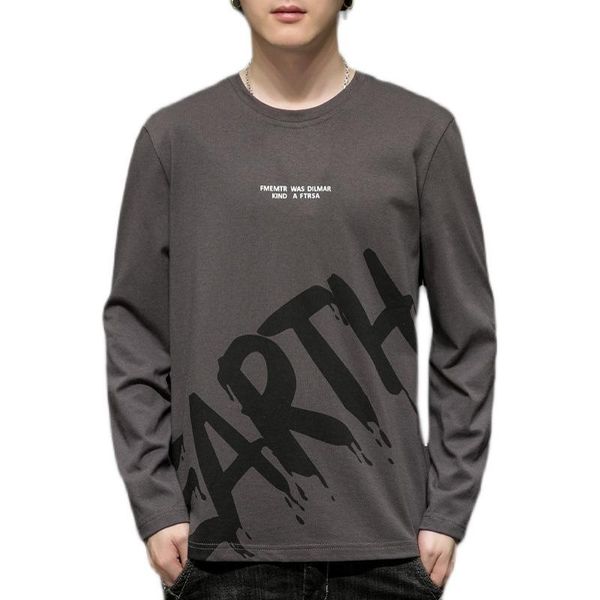 men's jackets long-sleeved t-shirt spring and autumn 2021 casual bottoming shirt trend loose compassion, Black;brown
men's jackets long-sleeved t-shirt spring and autumn 2021 casual bottoming shirt trend loose compassion, Black;brown