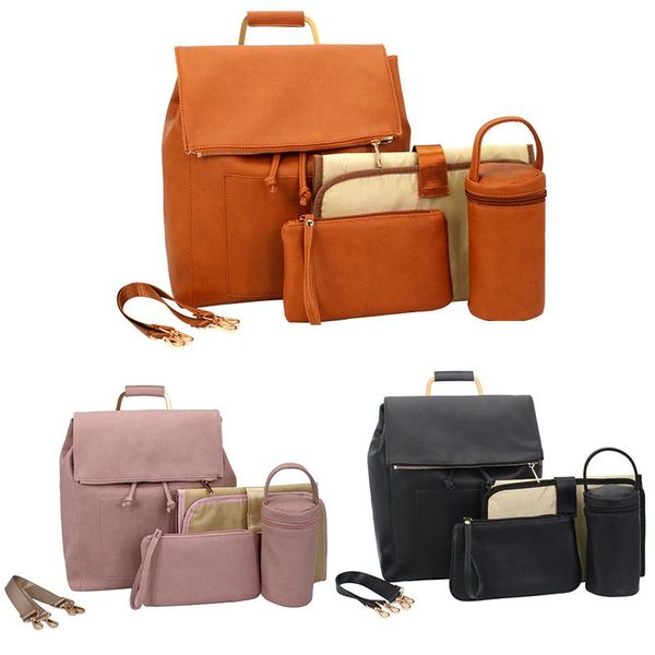 outdoor bags 2021 style pu leather baby nappy diaper bag backpack five sets changing pad stroller straps ainsulation cosmetic
outdoor bags 2021 style pu leather baby nappy diaper bag backpack five sets changing pad stroller straps ainsulation cosmetic