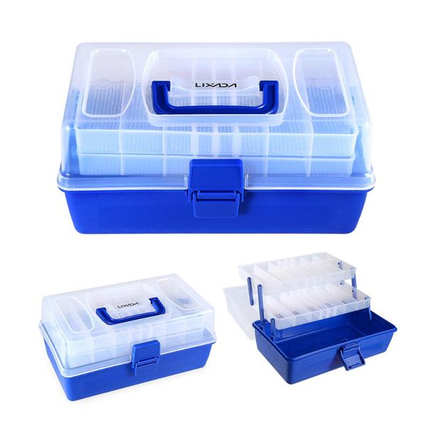 fishing accessories lixada 3 layers waterproof tackle box hooks lures baits storage case
fishing accessories lixada 3 layers waterproof tackle box hooks lures baits storage case