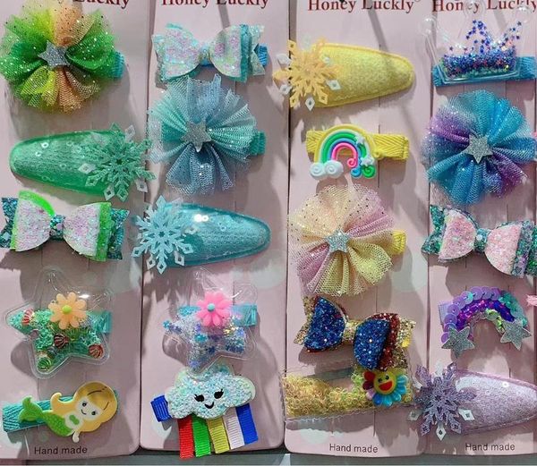 girls hair clips accessories set lace yarn snowflake crown ribbon barrettes great xmas present birthday, Slivery;white
girls hair clips accessories set lace yarn snowflake crown ribbon barrettes great xmas present birthday, Slivery;white