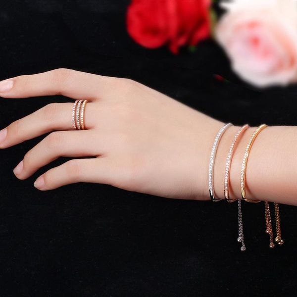 earrings & necklace european and american fashion brand jewelry exquisite zircon temperament bracelet ring two-piece package, Silver
earrings & necklace european and american fashion brand jewelry exquisite zircon temperament bracelet ring two-piece package, Silver