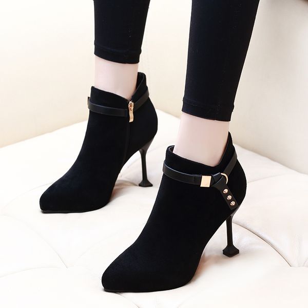 boots fashion women ankle thin high heels autumn shoes female est pointed toe ladies brand martin woman g0122 2ygj, Black
boots fashion women ankle thin high heels autumn shoes female est pointed toe ladies brand martin woman g0122 2ygj, Black