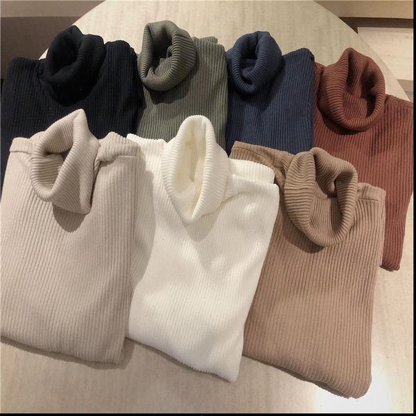 autumn winter turtleneck pullovers primer women sweaters shirt long sleeve short korean slim fit tight sweater thicken warm, White;black
autumn winter turtleneck pullovers primer women sweaters shirt long sleeve short korean slim fit tight sweater thicken warm, White;black