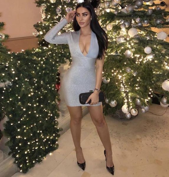 casual dresses women winter deep v neck glitter sparkly silver gray mini bandage dress 2021 elegant evening party vestidos, Black;gray
casual dresses women winter deep v neck glitter sparkly silver gray mini bandage dress 2021 elegant evening party vestidos, Black;gray