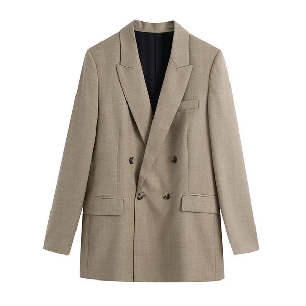 spring blazer women double breasted oversized suits jacket ladies loose long sleeve mujer vestido 210430, White;black
spring blazer women double breasted oversized suits jacket ladies loose long sleeve mujer vestido 210430, White;black