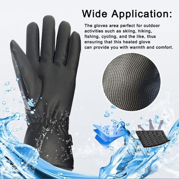 ski gloves men women rechargeable electric warm heated battery powered heat winter sport for climbing skiing
ski gloves men women rechargeable electric warm heated battery powered heat winter sport for climbing skiing