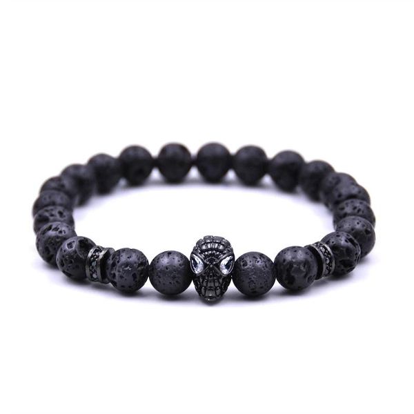 beaded, strands 2021 fashion 8mm lava volcanic stone men and women micro-inlaid zircon bracelet beads belief natural jewelry gift, Black
beaded, strands 2021 fashion 8mm lava volcanic stone men and women micro-inlaid zircon bracelet beads belief natural jewelry gift, Black