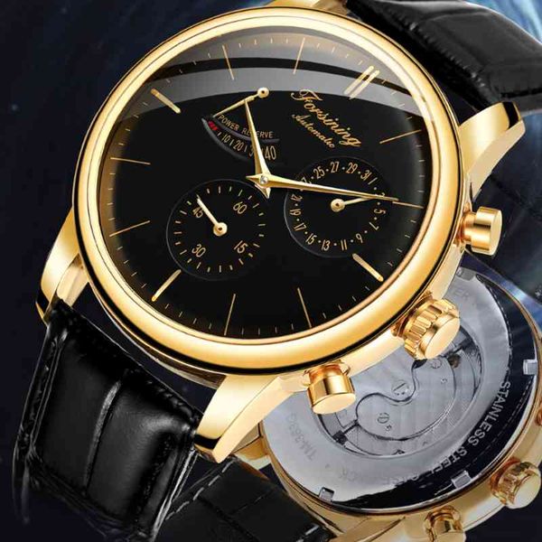 refining 2021 leisure reloj clocks automatic mechanical wrist watches luxury leather black tape business men, Slivery;brown
refining 2021 leisure reloj clocks automatic mechanical wrist watches luxury leather black tape business men, Slivery;brown