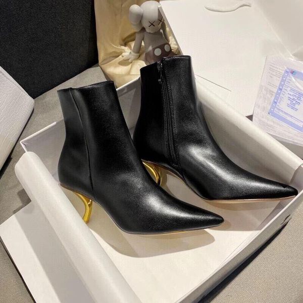 boots 2021 spring pointed toe ankle for female black strange cat heel real leather brand party shoes
boots 2021 spring pointed toe ankle for female black strange cat heel real leather brand party shoes
