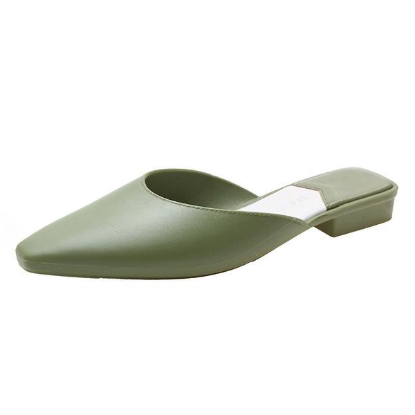 slippers women slipper candy color flats shoes office & career casual square toe mules footwear spring summerjelly slide, Black
slippers women slipper candy color flats shoes office & career casual square toe mules footwear spring summerjelly slide, Black