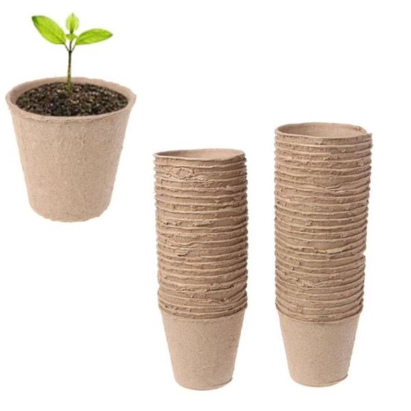 planters & pots 50pcs eco-friendly organic nursery paper peat flower vegetable seedlings cup seed tray planting tools
planters & pots 50pcs eco-friendly organic nursery paper peat flower vegetable seedlings cup seed tray planting tools