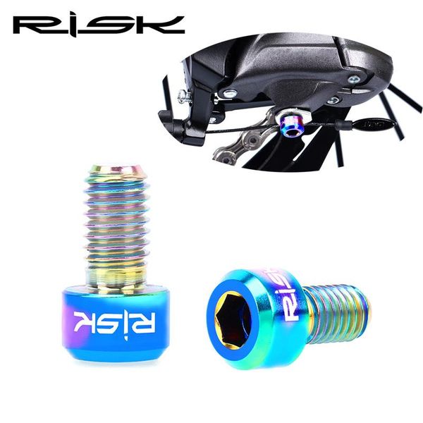bike derailleurs 2021 risk m5*9 derailleur wire fixing bolts titanium alloy 2pcs/lot front rear fixed screws cycling parts 
bike derailleurs 2021 risk m5*9 derailleur wire fixing bolts titanium alloy 2pcs/lot front rear fixed screws cycling parts