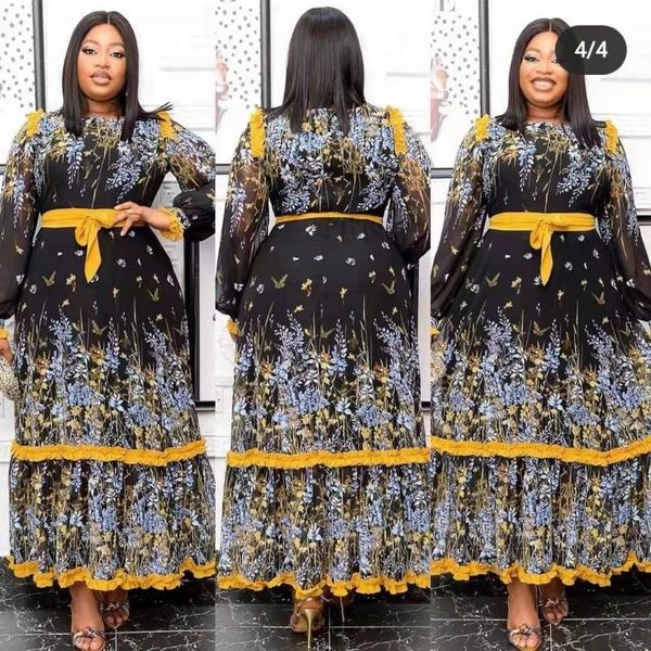 ethnic clothing african chiffon dress women full sleeve lace up empire robe autumn floral print fashion splice streetwear maxi, Red
ethnic clothing african chiffon dress women full sleeve lace up empire robe autumn floral print fashion splice streetwear maxi, Red