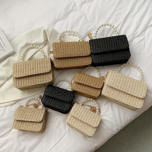 waist bags style mini fashion woven one-shoulder small square bag pearl portable straw messenger chain
waist bags style mini fashion woven one-shoulder small square bag pearl portable straw messenger chain