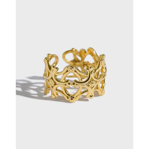 korean s925 sterling silver ring ins niche design roman cross open female cluster rings, Golden;silver
korean s925 sterling silver ring ins niche design roman cross open female cluster rings, Golden;silver