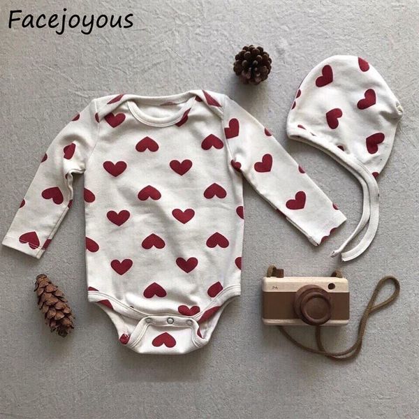 summer twins children love heart clothes baby girl cotton bodysuit + hats 2pcs newborn baby bodysuits kids girls outfits 210413, White
summer twins children love heart clothes baby girl cotton bodysuit + hats 2pcs newborn baby bodysuits kids girls outfits 210413, White