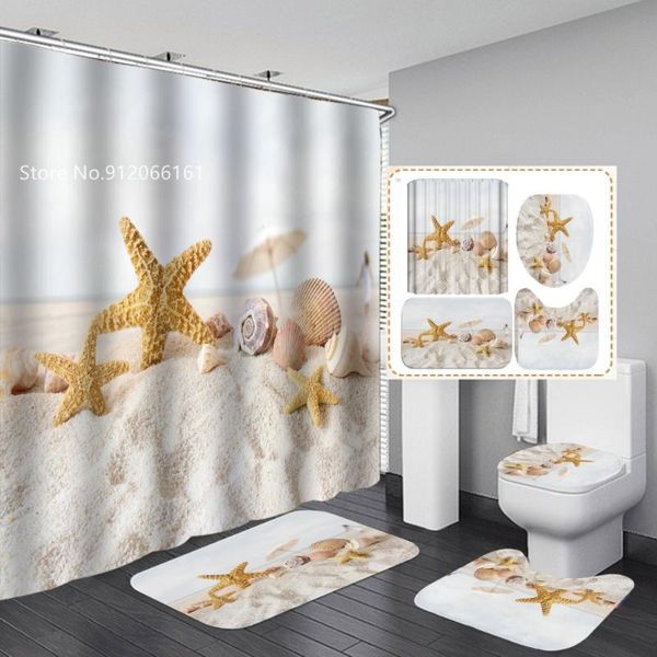 shower curtains 4 piece bathroom set conch starfish curtain sandy beach toilet cover bath mat pad carpet with 12 hooks
shower curtains 4 piece bathroom set conch starfish curtain sandy beach toilet cover bath mat pad carpet with 12 hooks
