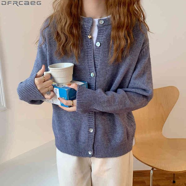 women's knits & tees fashion korean clothes women sweater autumn winter long sleeve knitting cardigan femme loose sweaters coat so, White
women's knits & tees fashion korean clothes women sweater autumn winter long sleeve knitting cardigan femme loose sweaters coat so, White