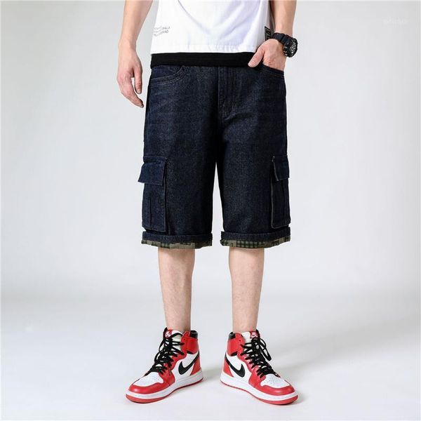 big size denim shorts men baggy jeans skateboard knee length solid color pocket 2021 summer casual bottoms j0215 men's, White;black
big size denim shorts men baggy jeans skateboard knee length solid color pocket 2021 summer casual bottoms j0215 men's, White;black