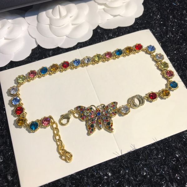 2022 brand original jewelry designer choker ladies fashion simple high-end real gold electroplating butterfly colored zircon necklace, Golden;silver
2022 brand original jewelry designer choker ladies fashion simple high-end real gold electroplating butterfly colored zircon necklace, Golden;silver
