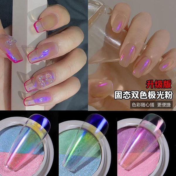 nail glitter art solid powder two-color aurora pigment acrylic decoration for nails, Silver;gold
nail glitter art solid powder two-color aurora pigment acrylic decoration for nails, Silver;gold