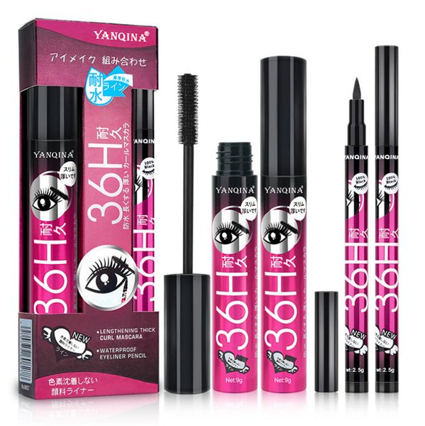 yanqina black liquid eyeliner + mascara 2pcs in 1 quick drying waterproof non-smudge eye liner pencil 3 color package 8827#
yanqina black liquid eyeliner + mascara 2pcs in 1 quick drying waterproof non-smudge eye liner pencil 3 color package 8827#