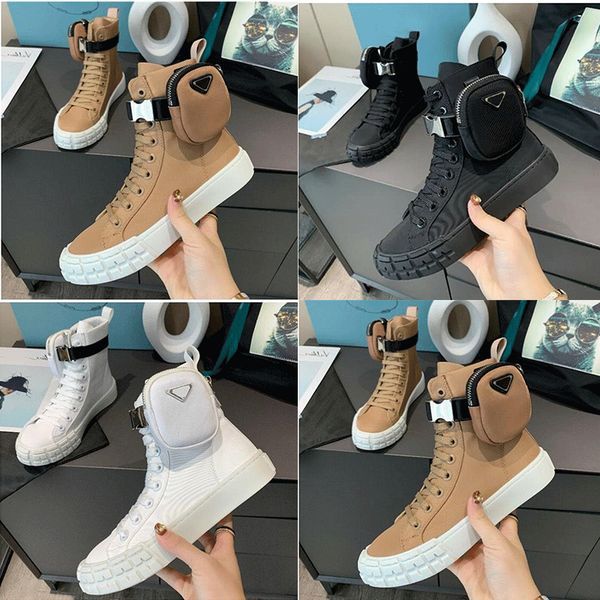 2021 wheel designers shoes high re-nylon sneakers men women platform shoe combat flat trainers white black with bag boot lace up sneaker
2021 wheel designers shoes high re-nylon sneakers men women platform shoe combat flat trainers white black with bag boot lace up sneaker