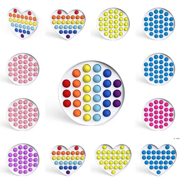 rainbow fidget poppers board sensory push bubble toys big size pop its borads silicone +hard plastic pc finger toy anxiety hwb6496
rainbow fidget poppers board sensory push bubble toys big size pop its borads silicone +hard plastic pc finger toy anxiety hwb6496