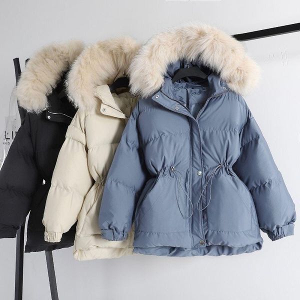 women's down & parkas women faux fur collar zip hoodie bread belt design outwear korean cotton padded coat lady warm jackets thick snow, Black
women's down & parkas women faux fur collar zip hoodie bread belt design outwear korean cotton padded coat lady warm jackets thick snow, Black