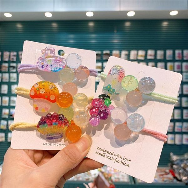 hair accessories sweet girl children fashion ponytail beautiful colorful transparent shell fruit beads rubber band rope, Slivery;white
hair accessories sweet girl children fashion ponytail beautiful colorful transparent shell fruit beads rubber band rope, Slivery;white