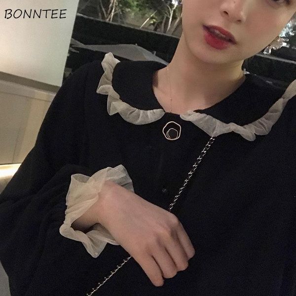 dress women oversize 4xl vintage korean lovely peter-pan-collar college girls dresses chic mesh patchwork vestidos casual, Black;gray
dress women oversize 4xl vintage korean lovely peter-pan-collar college girls dresses chic mesh patchwork vestidos casual, Black;gray
