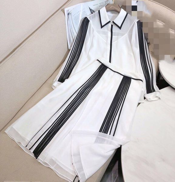 fashion women's sets 2021 runway luxury european design party style clothing two piece pants, White
fashion women's sets 2021 runway luxury european design party style clothing two piece pants, White