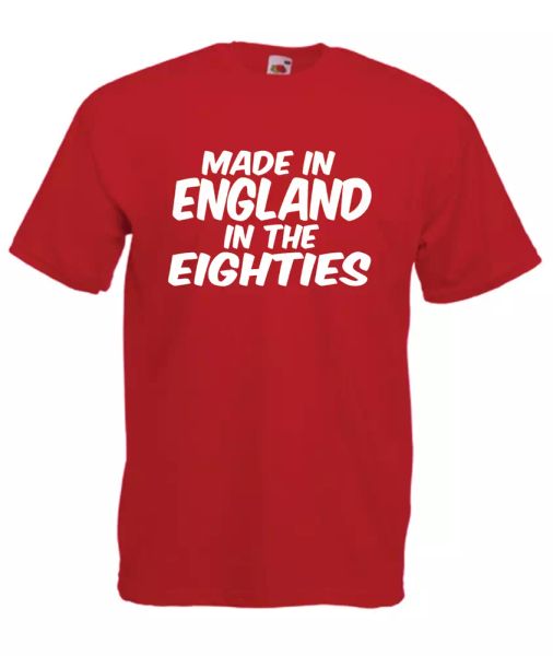made in england in 80's xmas gift idea mens women t shirts multi-color s-2xl, White;black
made in england in 80's xmas gift idea mens women t shirts multi-color s-2xl, White;black
