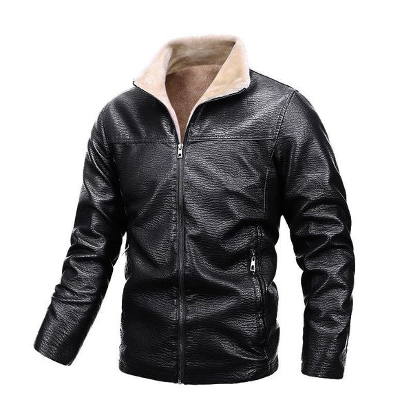 men's jackets men faux leather jacket fleece coat biker motorcycle pu male outwear winter bomber military outdoor fur collar, Black;brown
men's jackets men faux leather jacket fleece coat biker motorcycle pu male outwear winter bomber military outdoor fur collar, Black;brown