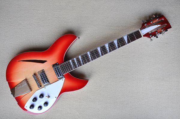 factory custom semi-hollow cherry sunburst electric guitar with 12 strings,rosewood fingerboard,flame maple veneer,can be customized
factory custom semi-hollow cherry sunburst electric guitar with 12 strings,rosewood fingerboard,flame maple veneer,can be customized