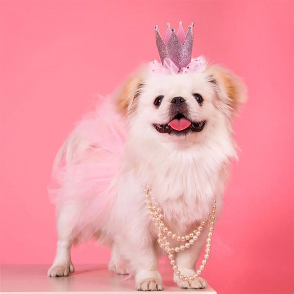 dog apparel 2pcs/set pet tutu skirt cute party bubble costume with crown headband for birthday dress
dog apparel 2pcs/set pet tutu skirt cute party bubble costume with crown headband for birthday dress