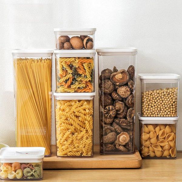 storage bottles & jars kitchen tank moisture-proof sealed household transparent nut canister clear square material bpa free
storage bottles & jars kitchen tank moisture-proof sealed household transparent nut canister clear square material bpa free