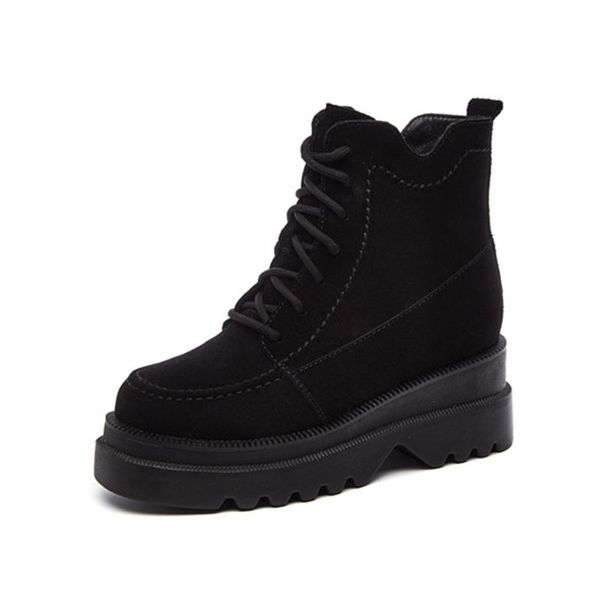 boots women's genuine leather winter shoes casual ankle women warm plush 2021 autumn high heels ladies, Black
boots women's genuine leather winter shoes casual ankle women warm plush 2021 autumn high heels ladies, Black