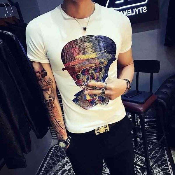 tattoo embroidery 2021 summer short men's t-shirt personalized printing pattern half sleeve clothes fashion
tattoo embroidery 2021 summer short men's t-shirt personalized printing pattern half sleeve clothes fashion
