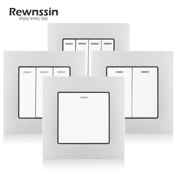 smart home control rewnssin white brushed aluminum panel 16a 220v wall rocker switch with fluorescent light 1/2/3/4 gang 1/2 way
smart home control rewnssin white brushed aluminum panel 16a 220v wall rocker switch with fluorescent light 1/2/3/4 gang 1/2 way