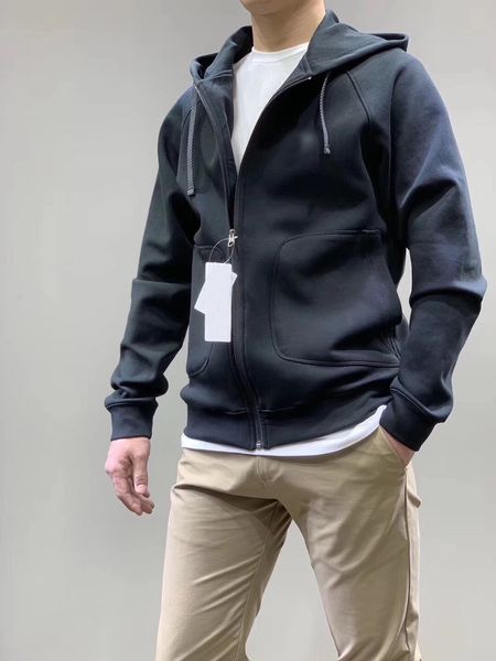 men's hoodies 03054 spring fashion cardigan poet air layer hooded sweater coat, Black
men's hoodies 03054 spring fashion cardigan poet air layer hooded sweater coat, Black