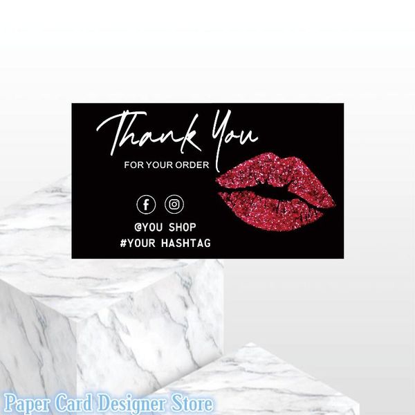 custom lipstick business card small thank you package insert cards add logo modern social media greeting
custom lipstick business card small thank you package insert cards add logo modern social media greeting