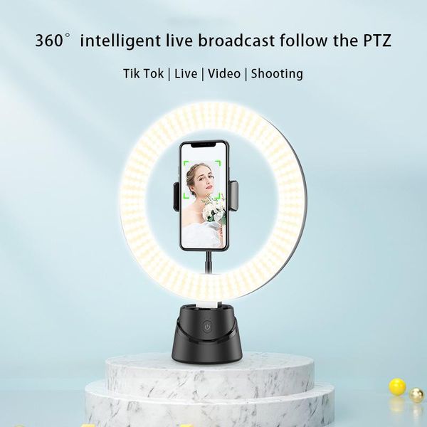 smart ai ptz personal camera 360° rotating face tracking mobile live fill light phone holder tripod heads
smart ai ptz personal camera 360° rotating face tracking mobile live fill light phone holder tripod heads
