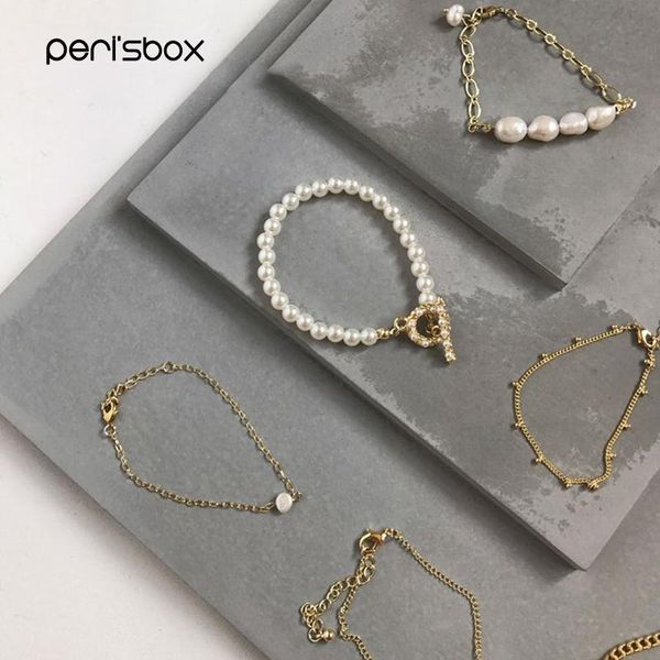 peri'sbox 7 designs chic gold chain bracelet toggle clasp strand pearl bracelets craving portrait coin pendant femme link,, Black
peri'sbox 7 designs chic gold chain bracelet toggle clasp strand pearl bracelets craving portrait coin pendant femme link,, Black