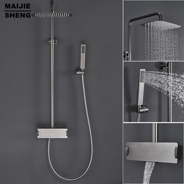 bathroom shower sets gray bath tap faucet rain head wall mounted bathtub mixer set mixe
bathroom shower sets gray bath tap faucet rain head wall mounted bathtub mixer set mixe
