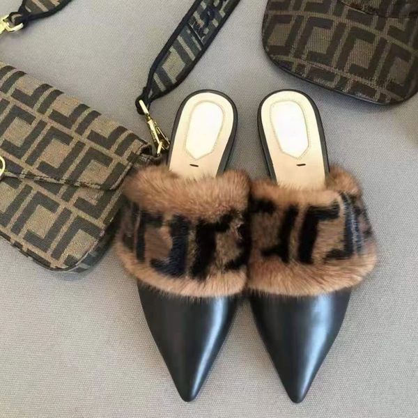 double f motif fur flats mules women slippers brown ff flat slip on closed pointed toes shoes luxury designers slides slipper factory footwe, Black
double f motif fur flats mules women slippers brown ff flat slip on closed pointed toes shoes luxury designers slides slipper factory footwe, Black